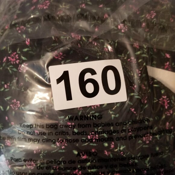 Zara Dress Womens M The Lisa‎ Floral Short Sleeve High Neck Swing Trapeze Black - Picture 13 of 13